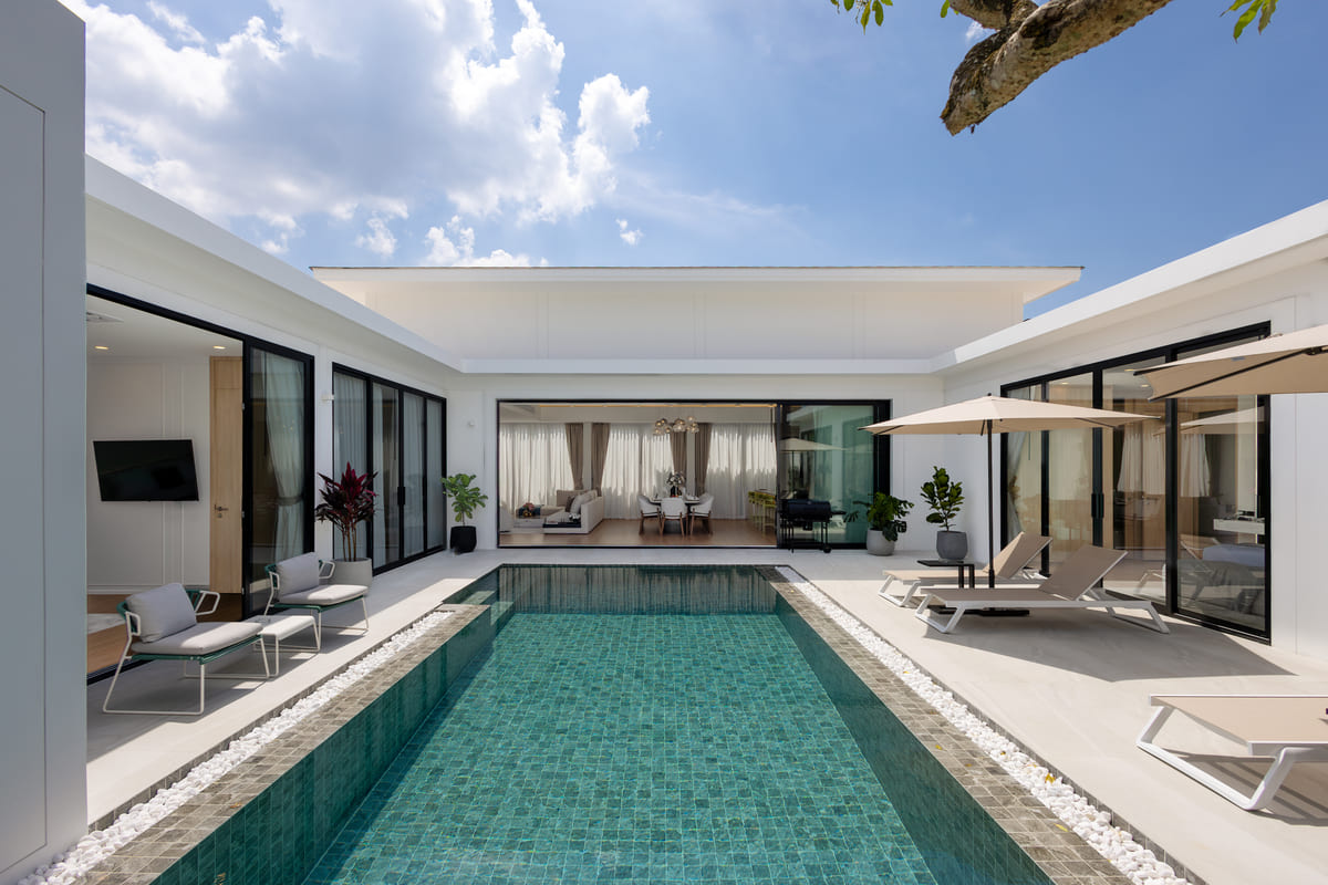 Le Da Villas pool Bangtao Phuket